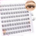 Natural Wispy Lash Clusters 9-11MM DIY Eyelash Extensions 96pcs
