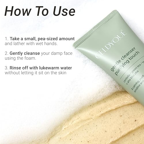 Gentle Cleanser Purifying Touch ? Centella, Tea Tree & Green Tea | AHA BHA PHA Exfoliating Face Wash for Sensitive, Acne-Prone Skin | Calming, Pore Purifying Korean Cleansing Foam, 5.07 fl oz