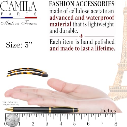 Camila Paris CP3155 French Twist Hair Clip - 3-Prong Updo Pin