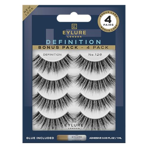Eylure Dramatic Definition No. 126 Eyelashes - 4 Pairs