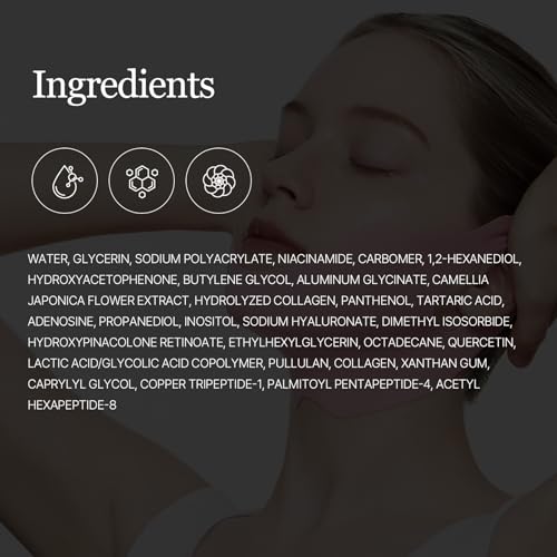 ROUND LAB Camellia V Lifting Gel Mask 4-Pack | Jawline Firming