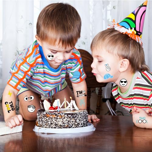 Two Cool Temporary Tattoos 96pc - Birthday Party Favors