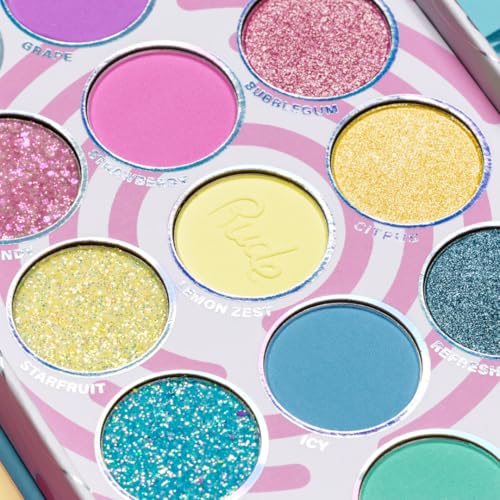 Rude Cosmetics Mixed Fruit Palette - 15 Pastel Eyeshadows