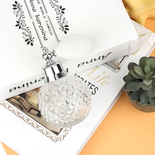 Coolrunner Vintage Crystal Perfume Atomizer - 100ml Refillable Spray Bottle