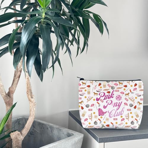 WCGXKO Music Lover Gift Pink Makeup Bag Singer Fans Gift Song Lyrics Music Concert Travel Cosmetic Pouch (Pink Bag)