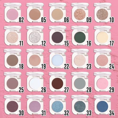 Pink Matte Eyeshadow - Light Peach Single Shadow Waterproof