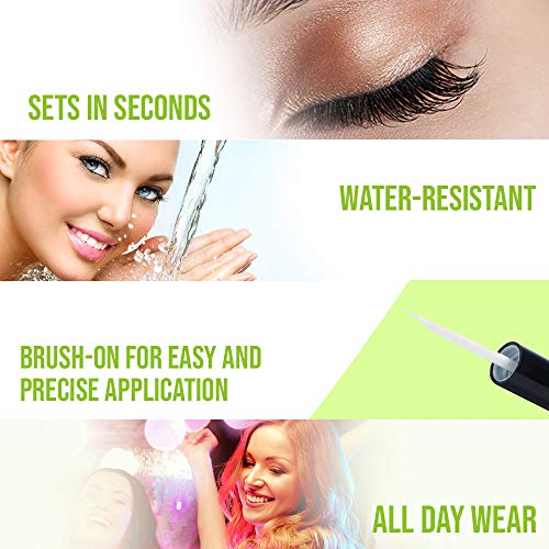 DUO Clear Brush-On False Eyelash Adhesive - Waterproof, 0.18oz