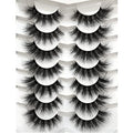 Cat-Eye 8D Faux Mink Lashes 18MM - 7 Pairs Pack