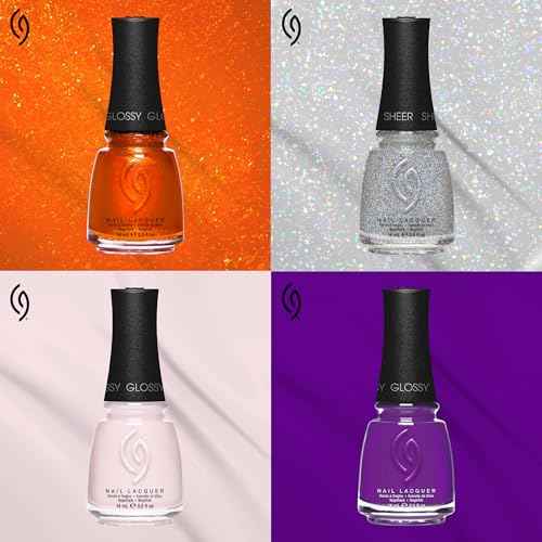 China Glaze CG Nail Lacquer Kill the Lights ? Nude Pink Nail Polish, Quick Dry, Chip Resistant, Glossy Finish for Salon & DIY Manicure, 0.5 fl oz
