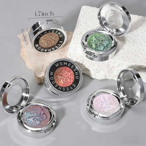 Mermaid Pink Holographic Glitter Eyeshadow Palette