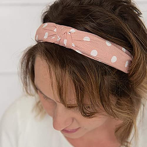 DRESHOW 8 Pack Knotted Wide Turban Headbands for Women