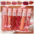 6-Color Bear Jelly Lip Gloss – Plumping, Moisturizing Lip Tint