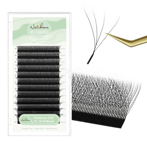 D Curl Eyelash Extensions 0.07 8-14mm Premade Fan Volume Lash