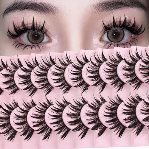 Manga Lashes 16mm Wispy Faux Mink Anime Eyelashes
