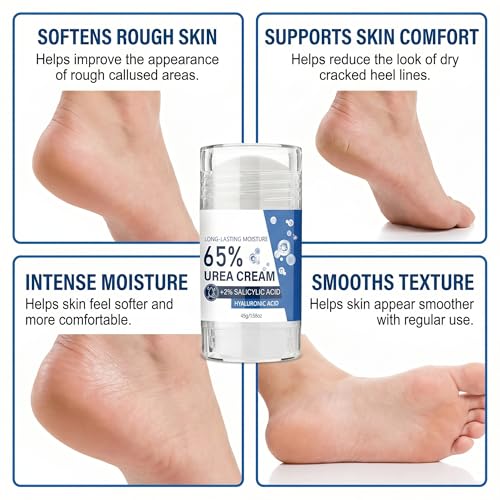 Grospe 65% Urea Foot Cream Stick with Salicylic Acid, 1.58 Oz