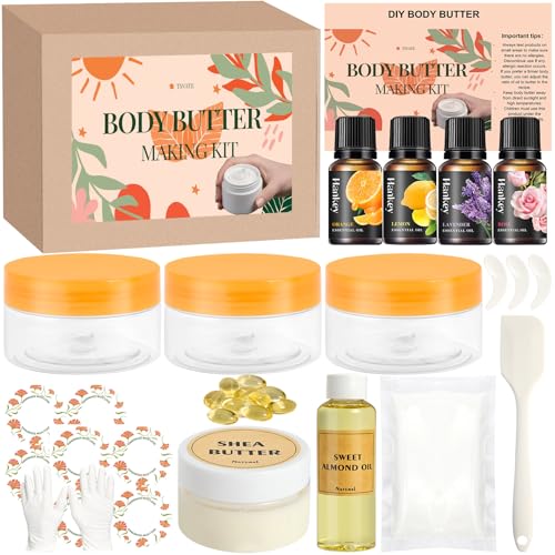 DIY Whipped Body Butter Kit with Shea Butter & Almond Oil