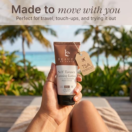 Travel Size Self Tanner Lotion - Natural Gradual Tan by Beauty by Earth