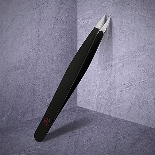 Seki Edge Black Stainless Steel Point Tweezer SS 501