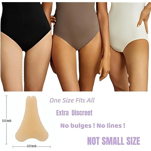 4 Packs C-amel Toe Concealer for Women,Silicone Anti C-amel Toe Guard,Reusable Invisible Self-Adhesive Silicone C-amel Toe Pads for Women,C-amel Toe Cover for Leggings Swimsuits All