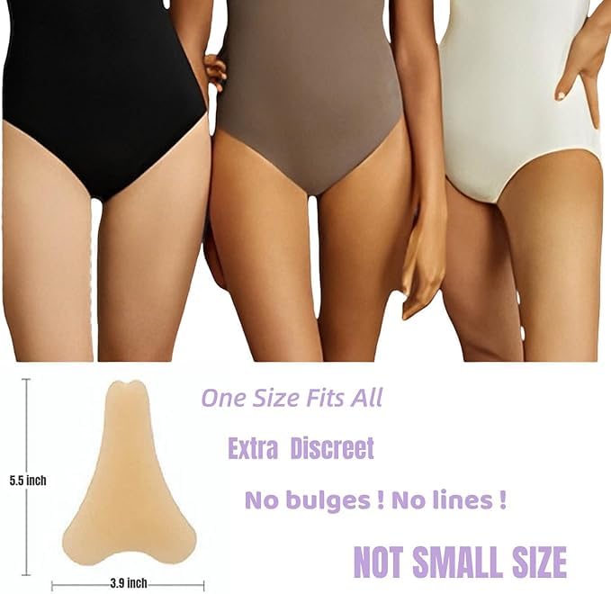 Camel Toe Concealer Silicone Covers for Women - 4 Pack Swimsuit Shaping Pads
