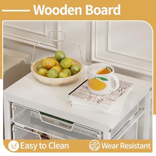 Sbanmao 5-Drawer Rolling Storage Cart with Lockable Wheels