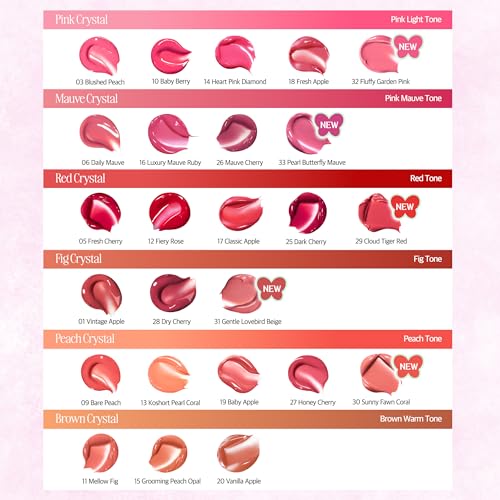 CLIO Crystal Glam Tint Glossy Lip Stain - Glass-Like Shine