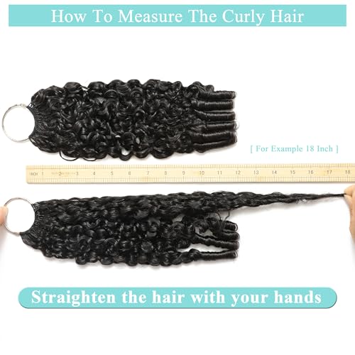 Burmese Curly Crochet Human Hair Designed for Miracle Knots Braids 18