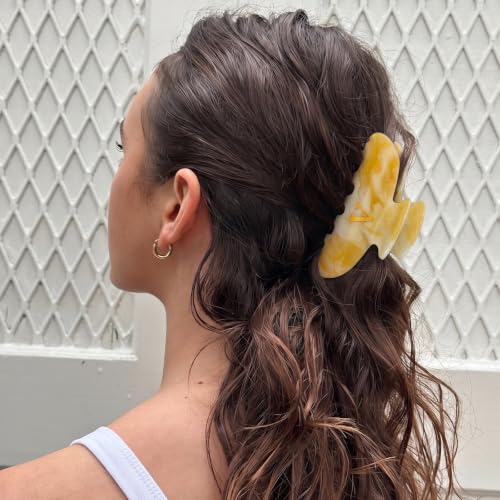 Personalized Letter Hair Clips Set - 4PCS Claw Clips for Women