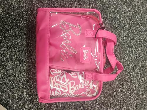 Barbie Toiletry Bags Set of 3, Zipped Wash Bag and Cosmetic Bag Holiday Essentials - Gifts for Her