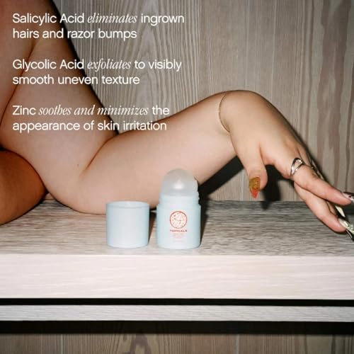 Topicals Ingrown Hair Serum for Razor Bumps & Skin Irritation - 1.7 Fl Oz