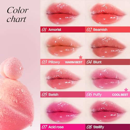 Holika Holika Heart Crush Bare Glaze Lip Tint - Long-Lasting Moisture & High Shine