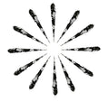 Henna Cones 12-Pack Hand Rolled Cellophane Applicators