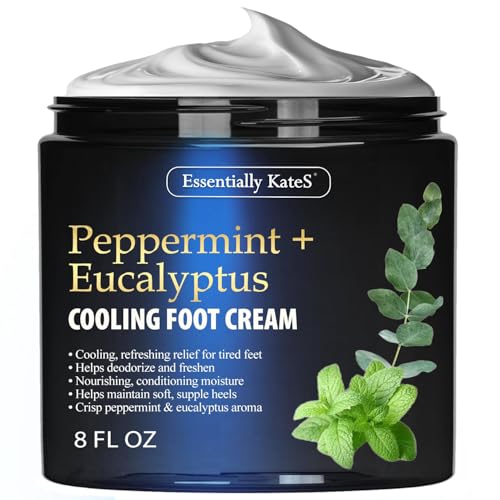 Peppermint Eucalyptus Cooling Foot Cream 8 oz