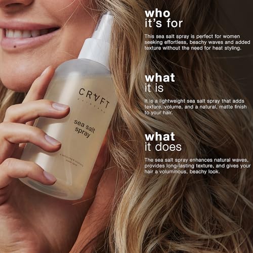 Sea Salt Spray for Hair - Volume & Texture, 6.76oz