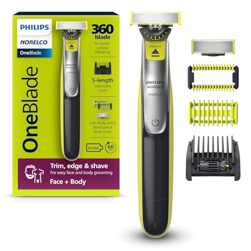 Philips Norelco OneBlade 360 Face + Body Electric Trimmer
