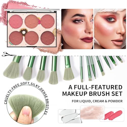 YBUETE Makeup Set All in One Makeup Set for Women Girls Teens Full Kit, Makeup Gift Set for Beginners and Professionals Include Eyeshadow Palettes, Foundation, CC Cream, Liquid Lipsticks Set