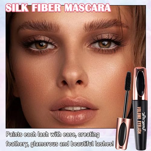 4D Silk Fiber Lash Mascara 2 Pack – Waterproof & Smudge-Proof