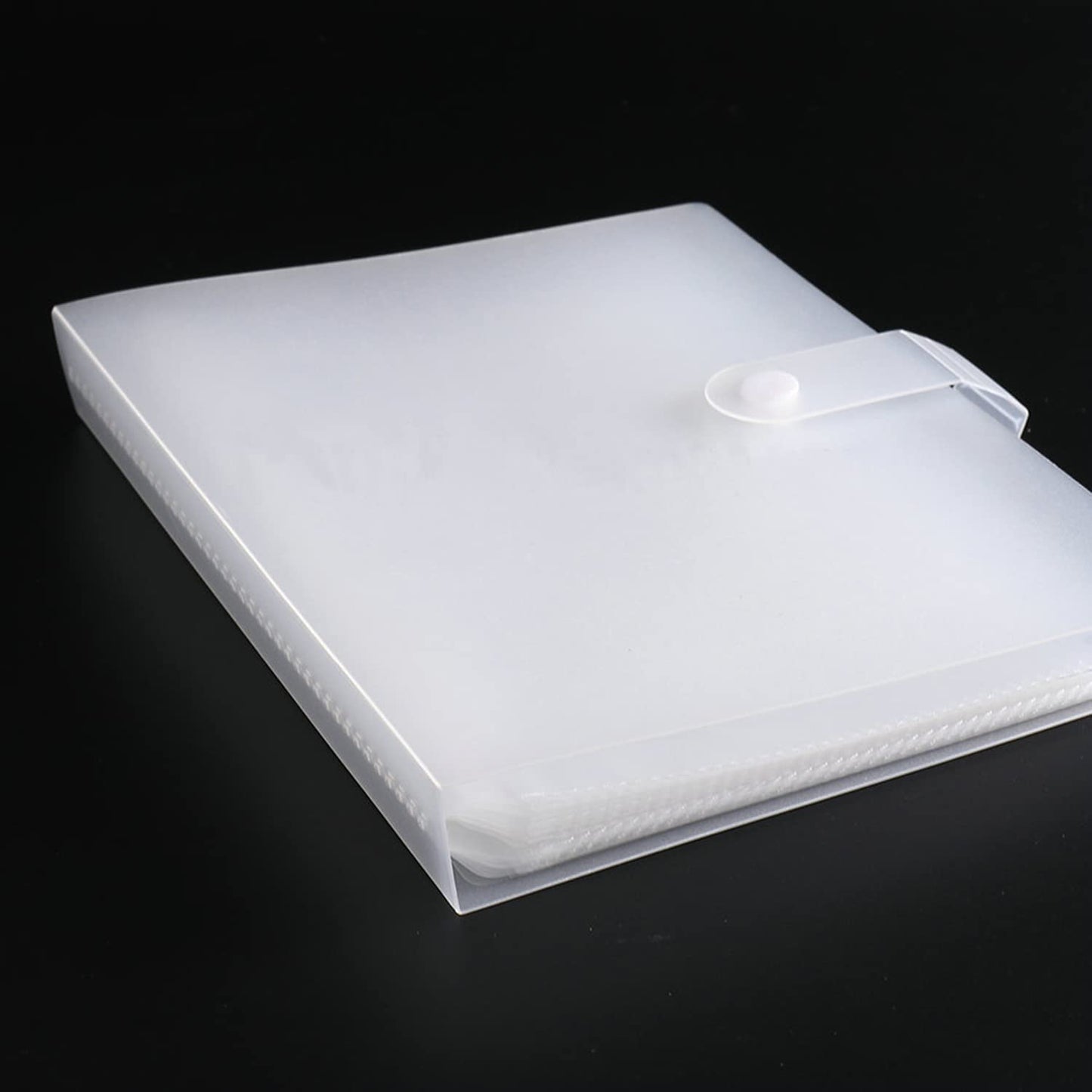 Large Nail Art Sticker Storage Album, 80 Slot Binder Organizer, Big Nail Decal Holder for Desk