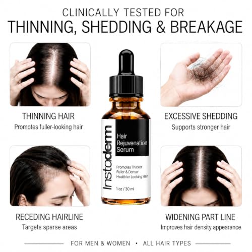 Hair Growth Serum for Thinning Hair – Peptide & Botanical Treatment