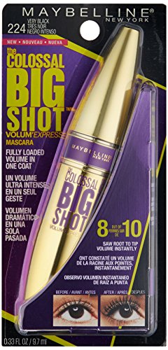 Maybelline Volum' Express Colossal Big Shot Washable Mascara, Very Black