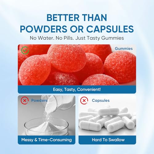Magnesium Bisglycinate Gummies – 60 Raspberry Gummies for Muscle & Nerve Health