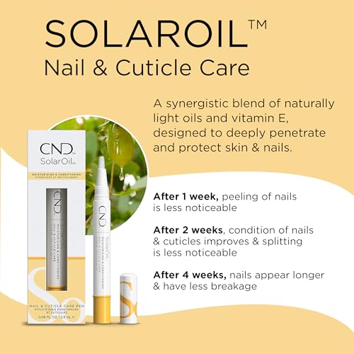 CND SolarOil Cuticle Oil - Jojoba & Vitamin E Blend, 0.08 oz