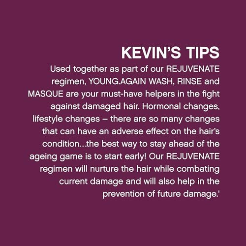 KEVIN.MURPHY YOUNG.AGAIN.WASH - Moisturising Anti-Ageing Shampoo - For Ageing, Damaged & Brittle Hair - Hair Repair - Amino Acids & Lotus Flower Extract - Sulphate & Paraben Free - 250 mL / 8.4 fl oz