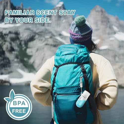 Silicone Clear Travel Bottles for Toiletries,Leak Proof Squeezable Travel Size Containers,TSA-compliant Travel Essentials,2oz,4 Pcs,blue