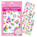 Ooly 50 Rainbow Temporary Tattoos for Kids – Safe & Non-Toxic