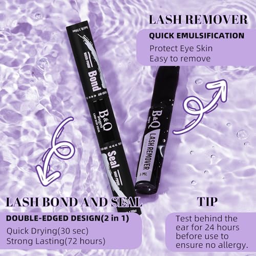 B&Q Flora Lash Clusters Kit Flaunt Lash Clusters D-Curl Cluster Eyelash Extensions Kit Lengthlock Eyelash Cluster 8-18mix Wet Look Eyelashes Clusters Wispy DIY Eyelash Extension Kit (Flaunt B0X Kit)