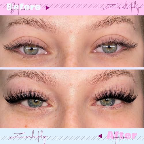 Wispy Lash Clusters Natural Lash Extensions D-curly Eyelash Clusters DIY Eyelash Extensions 10-18MM Individual Cluster Lashes 200Pcs Cluster Eyelash Extensions by ZANLUFLY