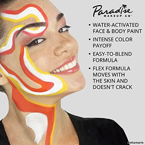 Mehron Paradise AQ Water-Activated Face Paint Refill, 0.25 oz