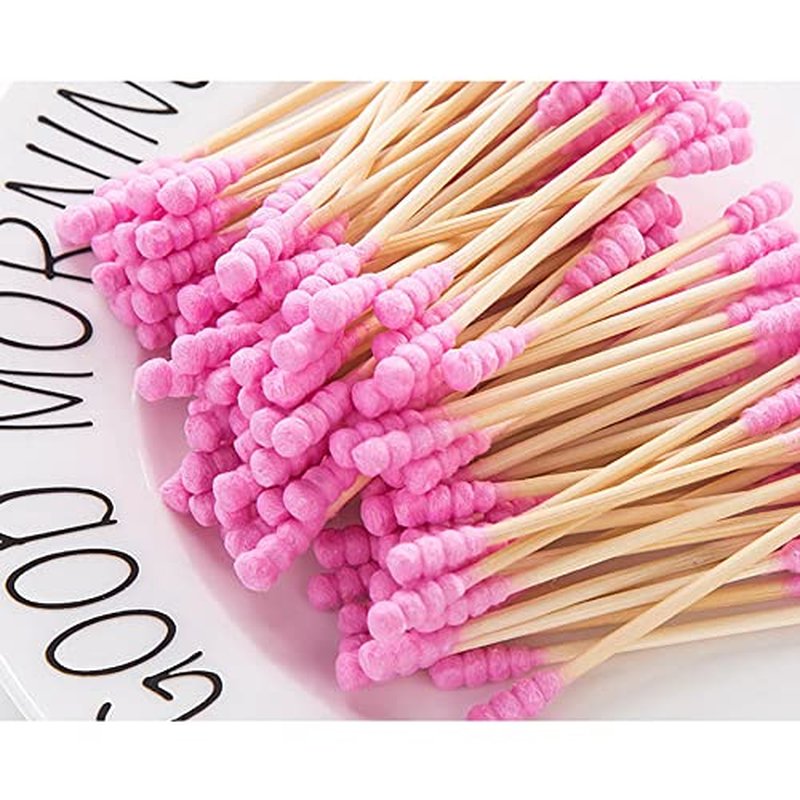 200 Pcs Colorful Double Tipped Cotton Swabs for Cleaning