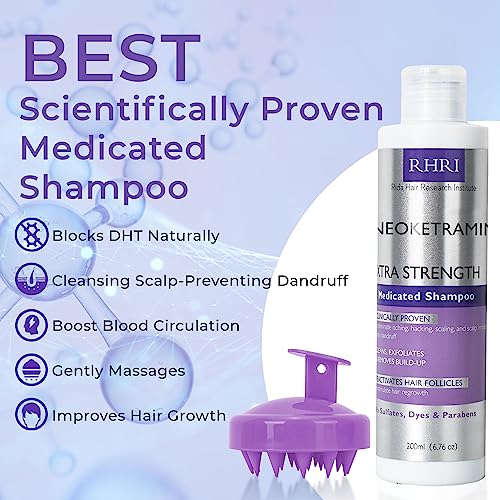Medicated Anti Dandruff Shampoo for Men & Women | Scalp Psoriasis Relief